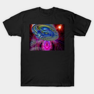 Trans-Galactic Starship Crosses the Breach T-Shirt